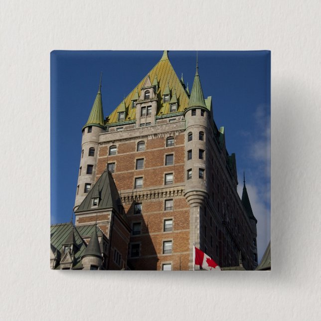 Chapa Cuadrada Canadá, Quebec, Ciudad de Quebec. Fairmont Chateau (Anverso)