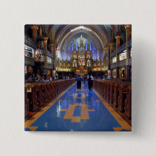Chapa Cuadrada Canadá, Quebec, Montreal. Interior de Notre 3