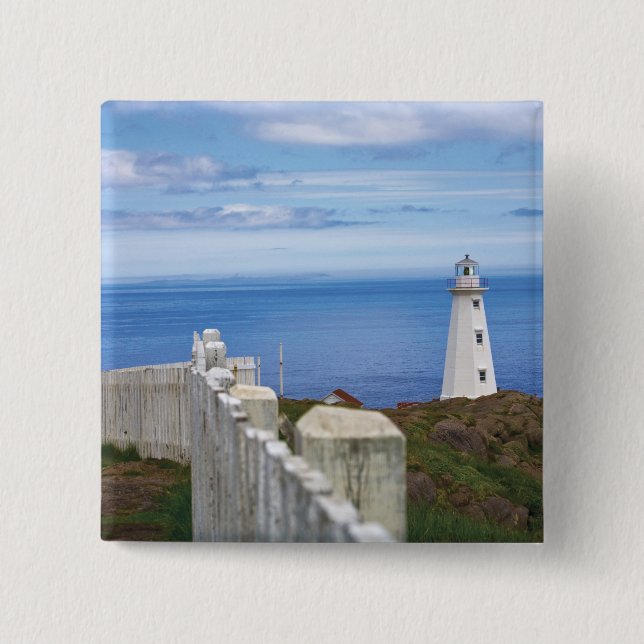 Chapa Cuadrada Canadá, Terranova y Cabo Spear National 3 (Anverso)