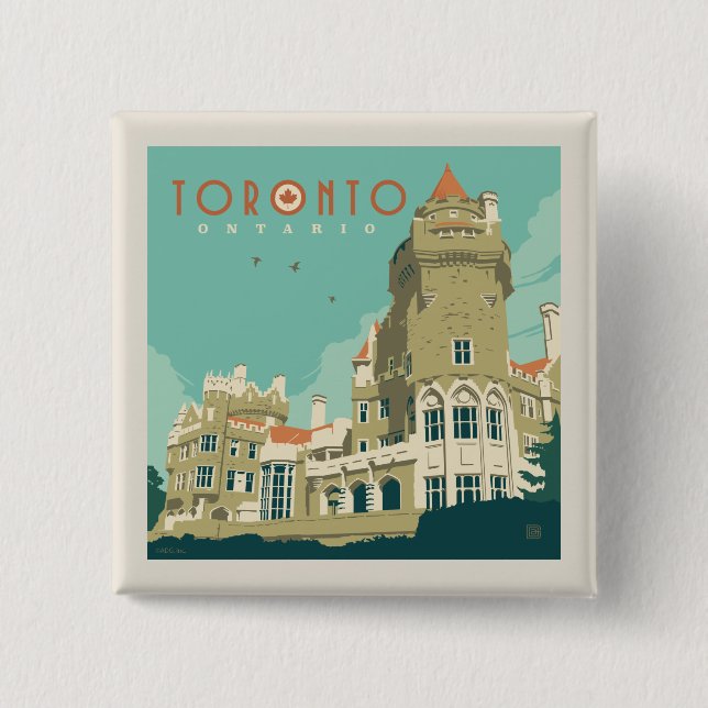 Chapa Cuadrada Canada | Toronto, Casa Loma (Anverso)