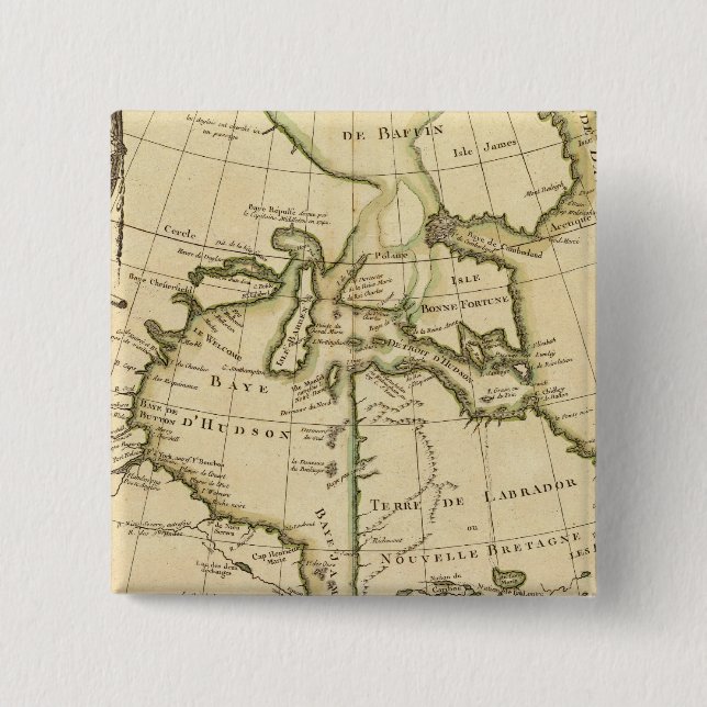 Chapa Cuadrada Canadá y Groenlandia (Anverso)