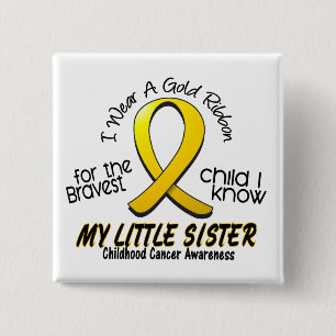 Chapa Cuadrada Cáncer de la niñez llevo la cinta del oro para m