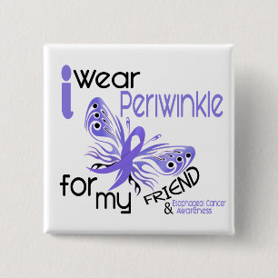 Chapa Cuadrada Cáncer del esófago LLEVO el BÍGARO PARA MI AMIG