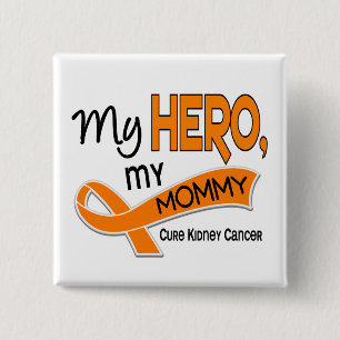 Chapa Cuadrada Cáncer del riñón MI HÉROE MI MAMÁ 42
