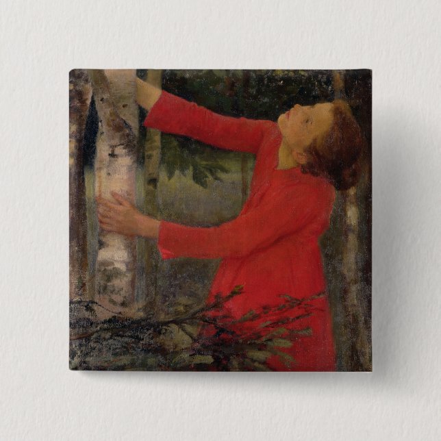 Chapa Cuadrada Canción del pájaro (Anverso)