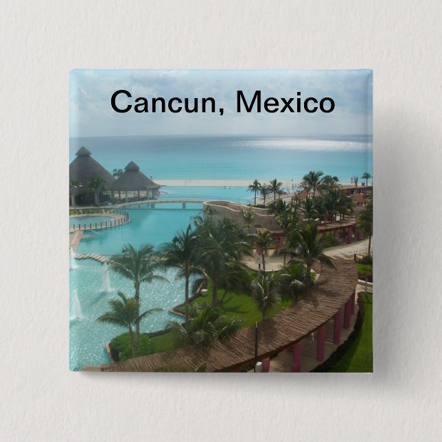 Chapa Cuadrada Cancun México (Anverso)