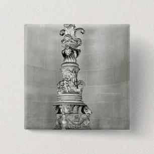 Chapa Cuadrada Candelabros diseñados por Piranesi sobre la base