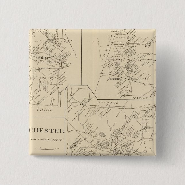 Chapa Cuadrada Candia, Epping (Anverso)