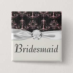 Chapa Cuadrada candil shabby chic mod pin damasco negro