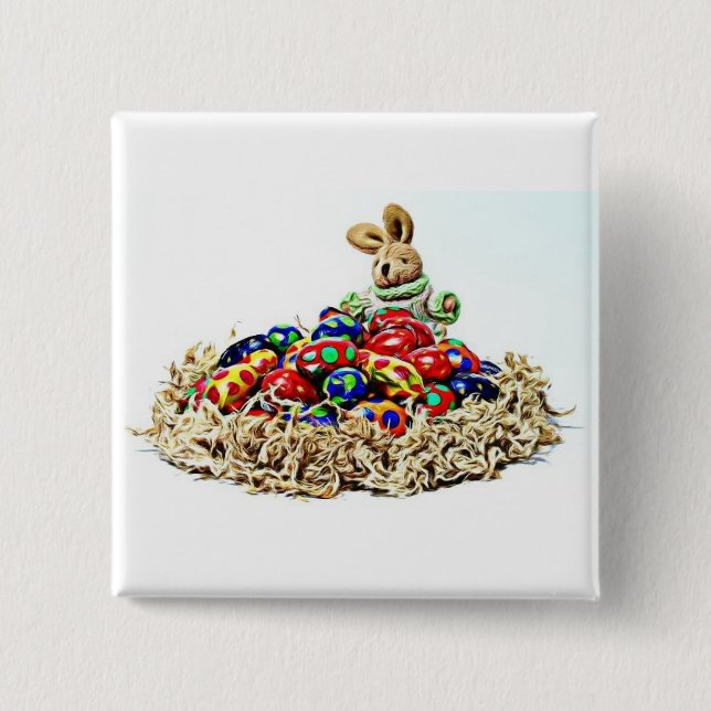 Chapa Cuadrada Candy Nest (Anverso)