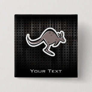 Chapa Cuadrada Canguro lindo; Guay