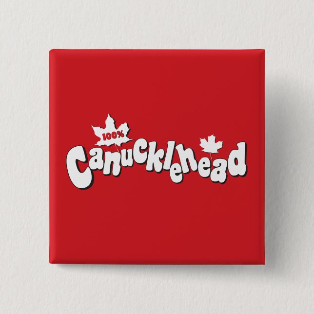 Chapa Cuadrada Canucklehead (Anverso)