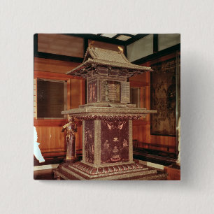 Chapa Cuadrada Capilla de Tamamushi del templo de Horyu Ji