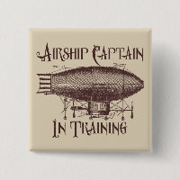 Capitán del dirigible en el entrenamiento,