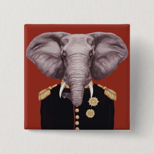 Chapa Cuadrada Capitán Elephant