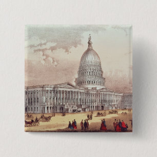 Chapa Cuadrada Capitolio de Estados Unidos, C.C. de Washington