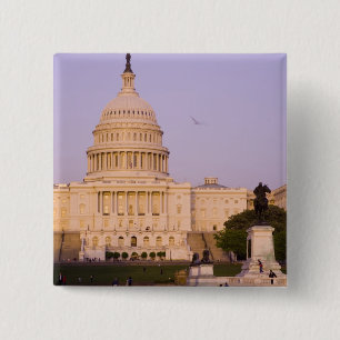 Chapa Cuadrada Capitolio de los EE. UU., Washington D.C. (Distrit