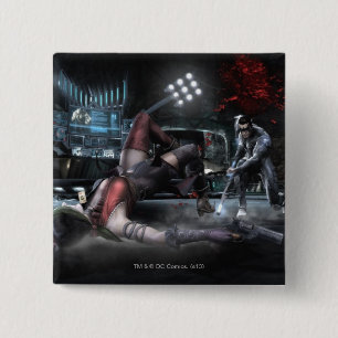 Chapa Cuadrada Captura de pantalla: Harley contra Nightwing 2