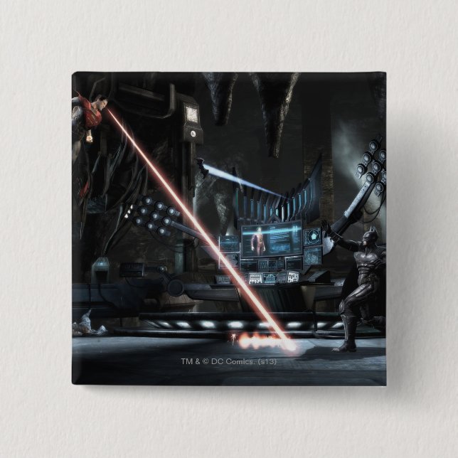 Chapa Cuadrada Captura de pantalla: Superman vs Batman (Anverso)