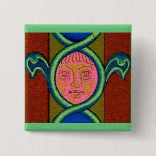 Chapa Cuadrada cara encontrada del siglo XVI