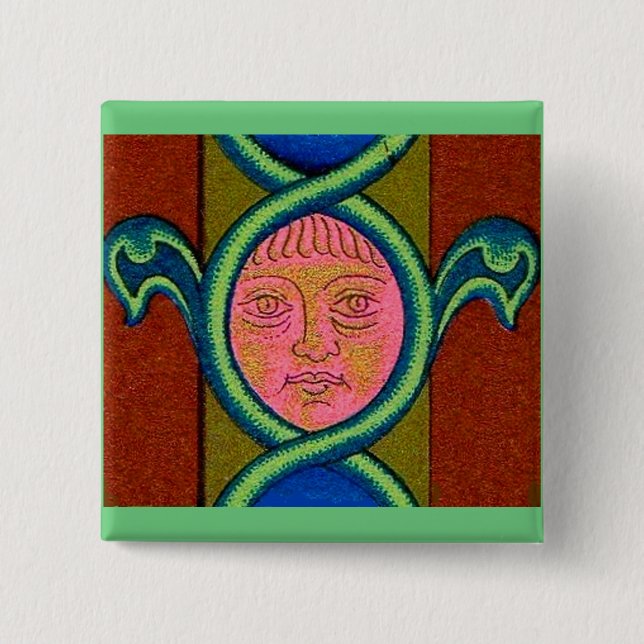 Chapa Cuadrada cara encontrada del siglo XVI (Anverso)