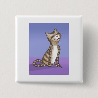 Chapa Cuadrada Carácter de la galería de arte del animado de