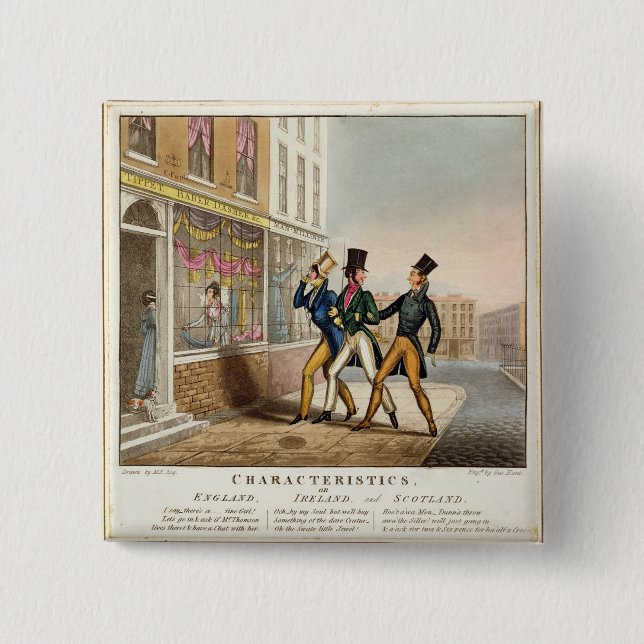 Chapa Cuadrada Características - Inglaterra, Irlanda y Escocia, e (Anverso)