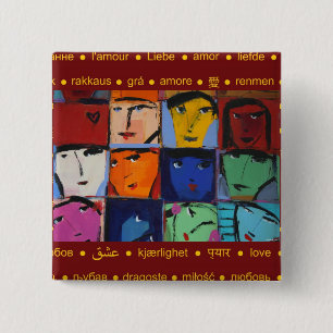 Chapa Cuadrada Caras