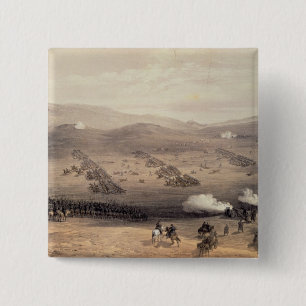 Chapa Cuadrada Carga de la brigada de la caballería ligera