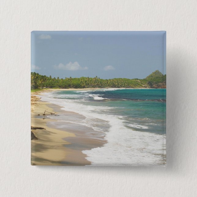 Chapa Cuadrada Caribe, GRANADA, Costa Este, Bahía de Granada (Anverso)