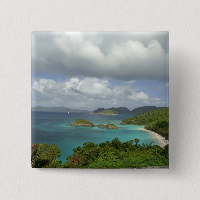 Chapa Cuadrada Caribe, Islas Vírgenes de Estados Unidos, St. John (Anverso)