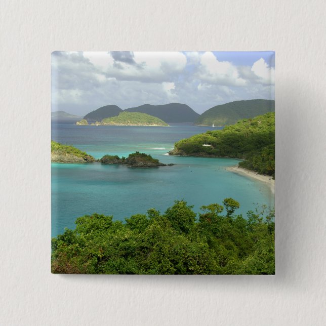 Chapa Cuadrada Caribe, Islas Vírgenes de Estados Unidos, St. John (Anverso)
