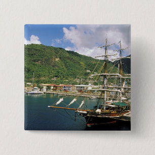 Chapa Cuadrada Caribe, Santa Lucía, Soufriere. Barcos en