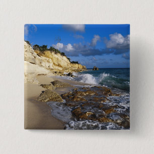 Chapa Cuadrada Caribe, St. Martin, acantilados en la playa de Cup