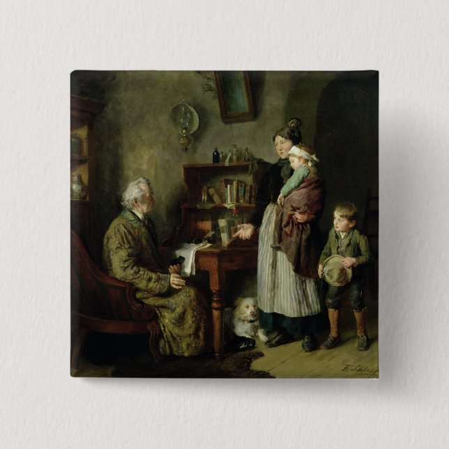 Chapa Cuadrada Caridad 2 (Anverso)