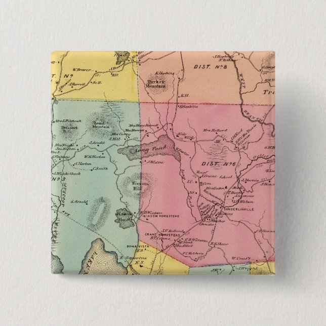 Chapa Cuadrada Carmel, ciudad (Anverso)