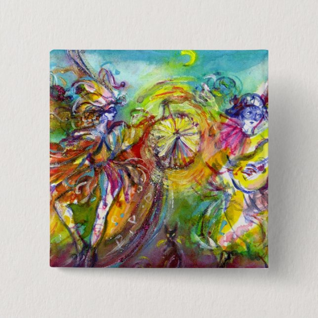 Chapa Cuadrada CARNAVAL ITALIANO / Danza, música, teatro (Anverso)