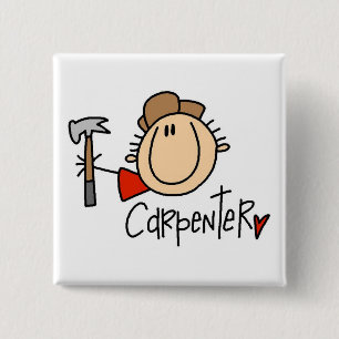 Chapa Cuadrada Carpintero masculino