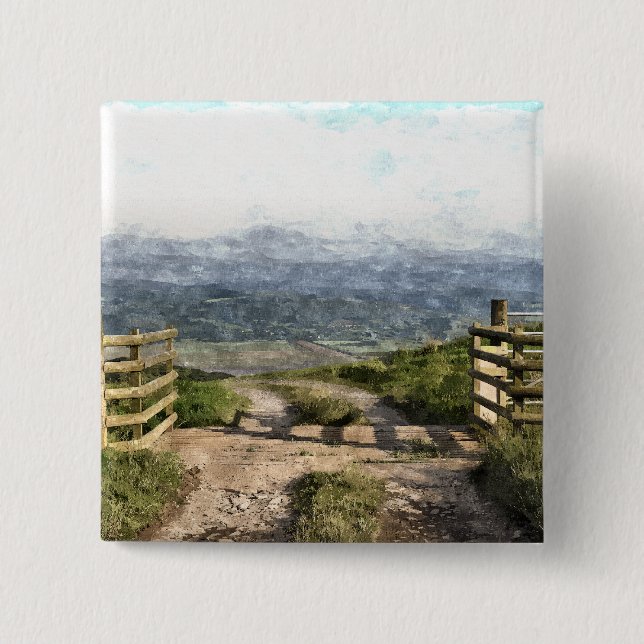 CHAPA CUADRADA CARRETERA DE MONTAÑA (Anverso)