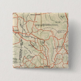 Chapa Cuadrada Carreteras para bicicletas en Nueva York y Conneti