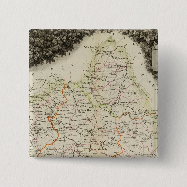 Chapa Cuadrada Carreteras, pueblos, ciudades (Anverso)