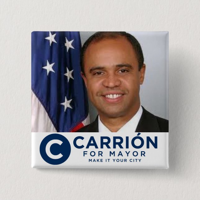 Chapa Cuadrada Carrion para el alcalde (Anverso)