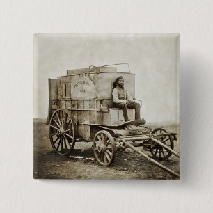 Chapa Cuadrada Carro de fotografía de Roger Fenton Realismo Fotog