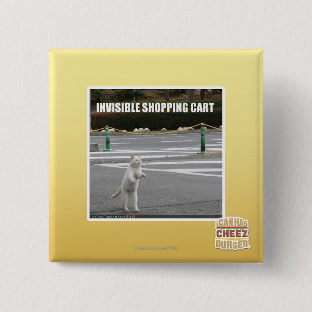 CHAPA CUADRADA CARRO DE LA COMPRA INVISIBLE (Anverso)