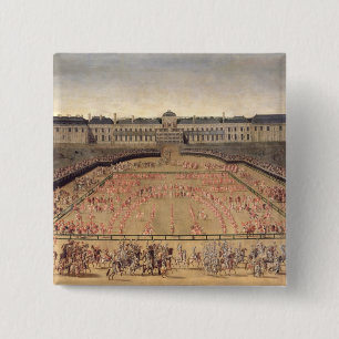 Chapa Cuadrada Carrusel dado para Louis XIV