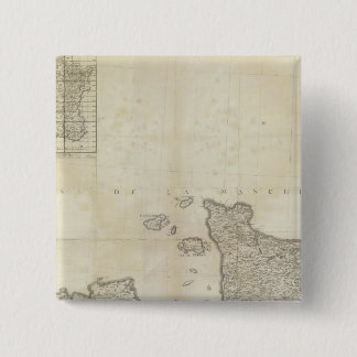 Chapa Cuadrada Carte de la France NO