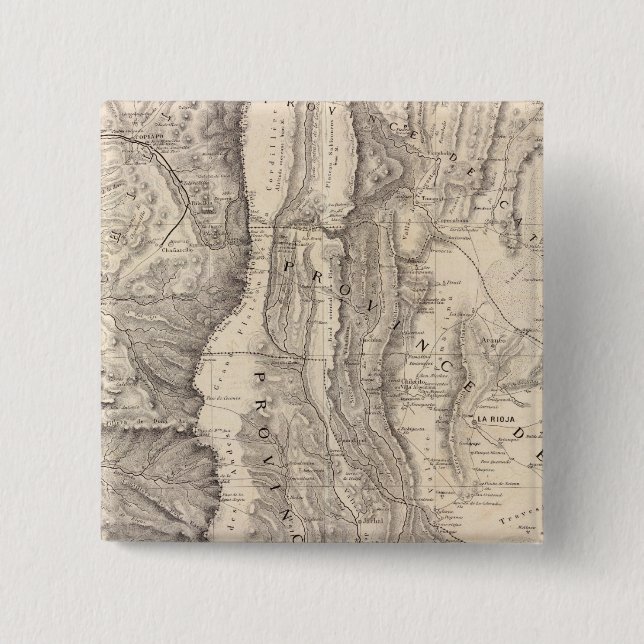 Chapa Cuadrada Carte, provincias de La Rioja San Juan (Anverso)