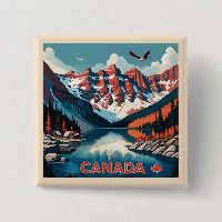 Cartel de viaje de Canadá