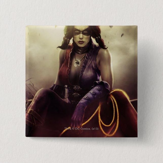 Chapa Cuadrada Cartel: Harley (Anverso)