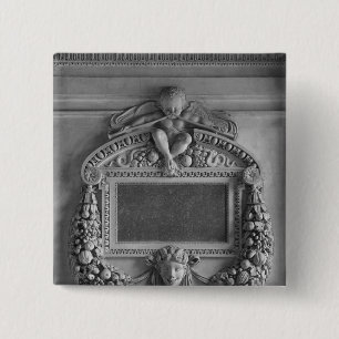 Chapa Cuadrada Cartouche de la tribuna de las cariátides